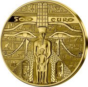 France 500 Euro (The Louvre) 500 EURO RF coin obverse
