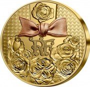 France 5000 Euro 75 Years Since the Creation of Dior 2021  Proof KM# 3052 RF coin obverse France 5000 Euro 75 Years Since the Creation of Dior 2021  Proof KM# 3052 RF coin obverse