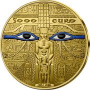 France 5000 Euro (The Louvre) 5000 EURO RF coin obverse France 5000 Euro (The Louvre) 5000 EURO RF coin obverse