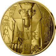 France 5000 Euro (The Louvre) LOUVRE 1822 2022 coin reverse France 5000 Euro (The Louvre) LOUVRE 1822 2022 coin reverse