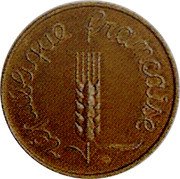 France 1 Centime (Essai. Large module) RÉPUBLIQUE FRANÇAISE coin obverse