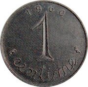 France 1 Centime (Large module) 1960 1 CENTIME coin reverse France 1 Centime (Large module) 1960 1 CENTIME coin reverse
