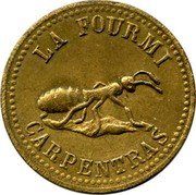 France 1 Franc (Carpentras. The Ant) LA FOURMI CARPENTRAS coin obverse France 1 Franc (Carpentras. The Ant) LA FOURMI CARPENTRAS coin obverse