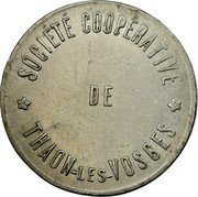 France 1 Franc Commune Thaon-les-Vosges. Cooperative Society 1916 ND SOCIÉTÉ COOPÉRATIVE DE THAON LES VOSGES coin obverse France 1 Franc Commune Thaon-les-Vosges. Cooperative Society 1916 ND SOCIÉTÉ COOPÉRATIVE DE THAON LES VOSGES coin obverse