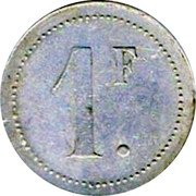 France 1 Franc (Plombieres les Bains) 1 F. coin reverse France 1 Franc (Plombieres les Bains) 1 F. coin reverse