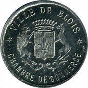 France 10 Centimes (Blois (Loir-et-Cher) -Industrial and Commercial Union) VILLE DE BLOIS J. BORY CHAMBRE DE COMMERCE coin obverse France 10 Centimes (Blois (Loir-et-Cher) -Industrial and Commercial Union) VILLE DE BLOIS J. BORY CHAMBRE DE COMMERCE coin obverse
