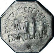 France 10 Centimes Bordeaux. Military Cooperative Society 1920 ND BORDEAUX SOCIETE COOPERATIVE MILITAIRE coin obverse