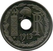 France 10 Centimes (Essai by Pillet) RF 1913 coin obverse France 10 Centimes (Essai by Pillet) RF 1913 coin obverse