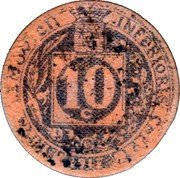 France 10 Centimes Modern Republic Decimal Coinage 10 C BRIVA LEMOVICII INFERIORIS CAPVT 1917 coin reverse France 10 Centimes Modern Republic Decimal Coinage 10 C BRIVA LEMOVICII INFERIORIS CAPVT 1917 coin reverse