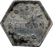 France 10 Centimes (French Overseas Department) KM# Tn2 COLONIE DE LA REUNION 1920 coin obverse France 10 Centimes (French Overseas Department) KM# Tn2 COLONIE DE LA REUNION 1920 coin obverse