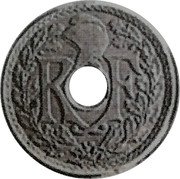 France 10 Centimes (Lindauer. Uniface- obverse proof) RF coin obverse France 10 Centimes (Lindauer. Uniface- obverse proof) RF coin obverse