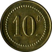 France 10 Centimes Paris. Seine. Au Bebe Rose ND (1917) 10 C coin obverse France 10 Centimes Paris. Seine. Au Bebe Rose ND (1917) 10 C coin obverse