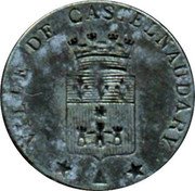 France 10 Centimes (Ville de Castelnaudary) VILLE DE CASTELNAUDARY coin obverse France 10 Centimes (Ville de Castelnaudary) VILLE DE CASTELNAUDARY coin obverse