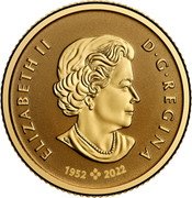 Canada 10 Dollars Everlasting Maple Leaf 2023 ELIZABETH II D G REGINA SB 1952 2022 coin obverse Canada 10 Dollars Everlasting Maple Leaf 2023 ELIZABETH II D G REGINA SB 1952 2022 coin obverse