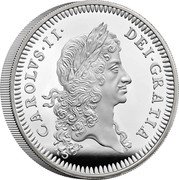 UK 10 Pounds British Monarchs. King Charles II 2023 CAROLVS II DEI GRATIA coin reverse