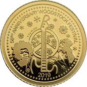 Vanuatu 10 Vatu Woodstock Festival 50 Years 2019 50TH ANNIVERSARY WOODSTOCK FESTIVAL 2019 coin reverse Vanuatu 10 Vatu Woodstock Festival 50 Years 2019 50TH ANNIVERSARY WOODSTOCK FESTIVAL 2019 coin reverse