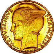 France 100 Francs (Essai by Lucien Bazor. Uniface) REPVBLIQUE FRANÇAISE LUCIEN BAZOR ESSAI coin obverse France 100 Francs (Essai by Lucien Bazor. Uniface) REPVBLIQUE FRANÇAISE LUCIEN BAZOR ESSAI coin obverse