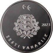 Estonia 14 Euro (Estonian Farming Couple) 2023 EESTI VABARIIK coin obverse Estonia 14 Euro (Estonian Farming Couple) 2023 EESTI VABARIIK coin obverse
