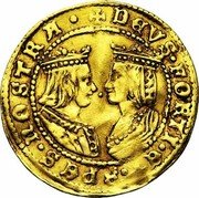 Netherlands 2 Ducats (West Friesland Province) DEVS FORTI ET SPES NOSTRA coin obverse Netherlands 2 Ducats (West Friesland Province) DEVS FORTI ET SPES NOSTRA coin obverse