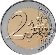 Belgium 2 Euro Philippe Art Nouveau 2023  Proof 2 EURO LL coin reverse Belgium 2 Euro Philippe Art Nouveau 2023  Proof 2 EURO LL coin reverse