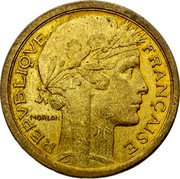 France 2 Francs (Marianne Pre Series) REPUBLIQVE FRANÇAISE MORLON coin obverse France 2 Francs (Marianne Pre Series) REPUBLIQVE FRANÇAISE MORLON coin obverse