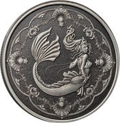 Samoa 2 Tala (Mermaid Princess of the Seas. Antique)  coin reverse Samoa 2 Tala (Mermaid Princess of the Seas. Antique)  coin reverse