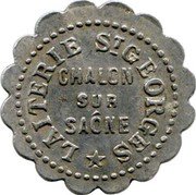 France 20 Centimes Chalon-sur-Saone. Laiterie St. Georges 1917 ND CHALON SUR SAÔNE LAITERIE ST GEORGES coin obverse