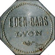 France 20 Centimes (Lyon. Eden-bars) EDEN-BARS LYON coin obverse
