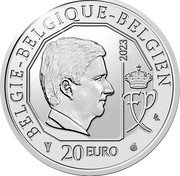 Belgium 20 Euro (Sabena) BELGIE - BELGIQUE - BELGIEN FP LL 2023 20 EURO coin obverse Belgium 20 Euro (Sabena) BELGIE - BELGIQUE - BELGIEN FP LL 2023 20 EURO coin obverse