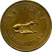 France 20 Francs (Carpentras. The Ant) LA FOURMI CARPENTRAS coin obverse
