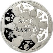 Vanuatu 20 Vatu (Carbon Neutral. Save our Earth) SAVE OUR EARTH 1 OZ AG 999 coin reverse Vanuatu 20 Vatu (Carbon Neutral. Save our Earth) SAVE OUR EARTH 1 OZ AG 999 coin reverse