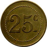France 25 Centimes Istres. Circle of Non-comm. Officer Aviation 1917 ND(1917~1922) 25 C coin reverse France 25 Centimes Istres. Circle of Non-comm. Officer Aviation 1917 ND(1917~1922) 25 C coin reverse