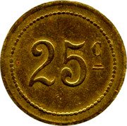 France 25 Centimes Lyon. L’avenir Regional 1917 ND 25 C coin reverse