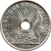 France 25 Centimes (Pattern) REPUBLIQUE FRANCAISE 1914 ESSAI coin obverse France 25 Centimes (Pattern) REPUBLIQUE FRANCAISE 1914 ESSAI coin obverse