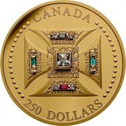 Canada 250 Dollars The St. Edward’s Crown. Transition obverse 2023  Proof CANADA 250 DOLLARS coin reverse Canada 250 Dollars The St. Edward’s Crown. Transition obverse 2023  Proof CANADA 250 DOLLARS coin reverse