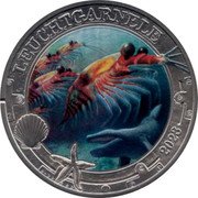 Austria 3 Euro (Light Shrimps) LEUCHTGARNELE 2023 coin reverse Austria 3 Euro (Light Shrimps) LEUCHTGARNELE 2023 coin reverse