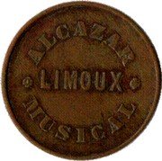 France 30 Centimes (Limoux. Aude. Alcazar Musical) LIMOUX ALCAZAR MUSICAL coin obverse France 30 Centimes (Limoux. Aude. Alcazar Musical) LIMOUX ALCAZAR MUSICAL coin obverse