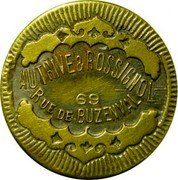France 30 Centimes (Paris. Autrive & Rossignol) AUTRIVE & ROSSIGNOL 69 RUE DE BUZENVAL coin obverse France 30 Centimes (Paris. Autrive & Rossignol) AUTRIVE & ROSSIGNOL 69 RUE DE BUZENVAL coin obverse
