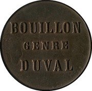 France 30 Centimes (Paris. Bouillon Genre Duval) BOUILLON GENRE DUVAL coin obverse