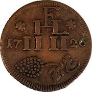 Austria 4 Kreuzer (Wine Mark) F I L 17 IIII 26 coin obverse Austria 4 Kreuzer (Wine Mark) F I L 17 IIII 26 coin obverse