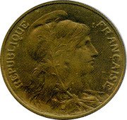 France 5 Centimes (Daniel-Dupuis) REPUBLIQUE FRANÇAISE coin obverse France 5 Centimes (Daniel-Dupuis) REPUBLIQUE FRANÇAISE coin obverse