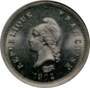 France 5 centimes (Dupre Essai) REPUBLIQUE FRANCAISE DUPRÉ 1902 coin obverse France 5 centimes (Dupre Essai) REPUBLIQUE FRANCAISE DUPRÉ 1902 coin obverse