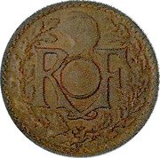 France 5 Centimes Essai by Lindauer. Without Hole 1937  RF coin obverse France 5 Centimes Essai by Lindauer. Without Hole 1937  RF coin obverse