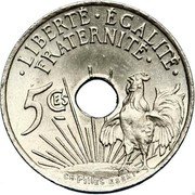 France 5 Centimes (Essai by Pillet) 5 CES LIBERTÉ ÉGALITÉ FRATERNITÉ CH.PILLET TYPE ESSAI coin reverse France 5 Centimes (Essai by Pillet) 5 CES LIBERTÉ ÉGALITÉ FRATERNITÉ CH.PILLET TYPE ESSAI coin reverse