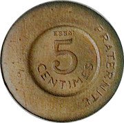 France 5 Centimes (Essai by Rude) FRATERNITÉ ESSAI 5 CENTIMES coin reverse France 5 Centimes (Essai by Rude) FRATERNITÉ ESSAI 5 CENTIMES coin reverse