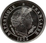 France 5 Centimes Essai. Merley. Type I 1902 A REPUBLIQUE FRANCAISE DUPRÉ 1902 coin obverse France 5 Centimes Essai. Merley. Type I 1902 A REPUBLIQUE FRANCAISE DUPRÉ 1902 coin obverse