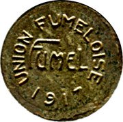 France 5 Centimes Modern Republic Decimal Coinage UNION FUMELOISE FUMEL 1917 coin obverse