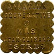 France 5 Centimes Istres. Cooperative Aviation. Mas Jean Guirand ND(1917~1922) 5C coin obverse France 5 Centimes Istres. Cooperative Aviation. Mas Jean Guirand ND(1917~1922) 5C coin obverse