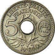 France 5 Centimes (Liberty Cap Essai Piedfort) KM# PRA281 5 CMES ESSAI 19 20 LIBERTÉ ÉGALITÉ FRATERNITÉ coin reverse France 5 Centimes (Liberty Cap Essai Piedfort) KM# PRA281 5 CMES ESSAI 19 20 LIBERTÉ ÉGALITÉ FRATERNITÉ coin reverse
