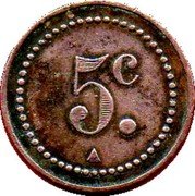 France 5 Centimes Marseille 1917 ND (no date) 5 C coin obverse France 5 Centimes Marseille 1917 ND (no date) 5 C coin obverse